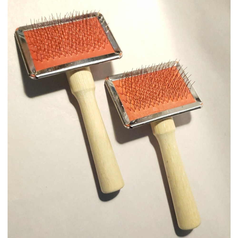 Wool Carding Combs Felting Hand Carder Spinning Preparation 2 PCS Shedding Comb